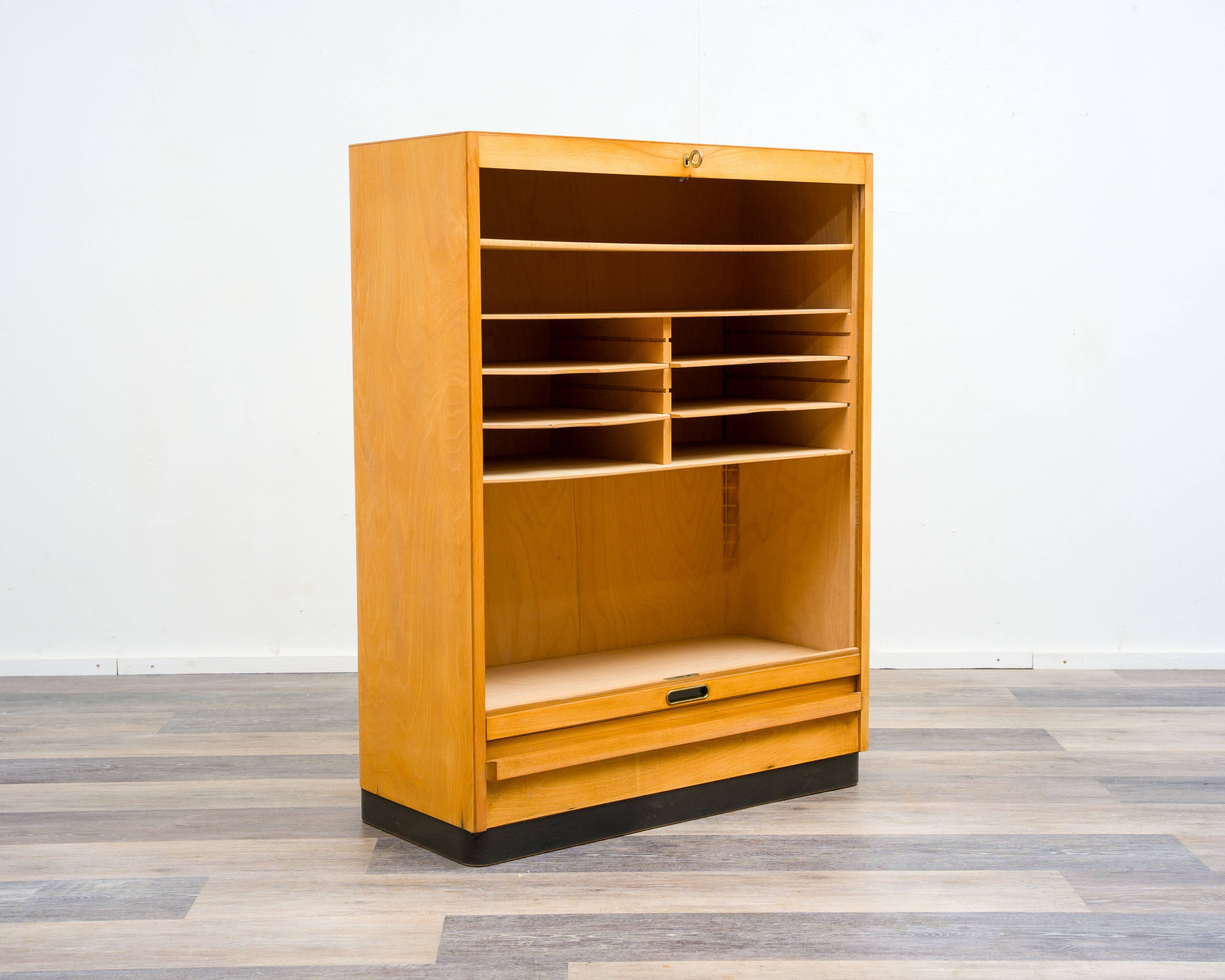 Filing cabinet, 1950s, manufacturer Ekawerk, restored