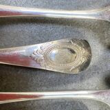 Ménagère ancienne à médaillon chiffré SD