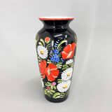 1960s Hand Painted 'Chodska' Ceramic Vase