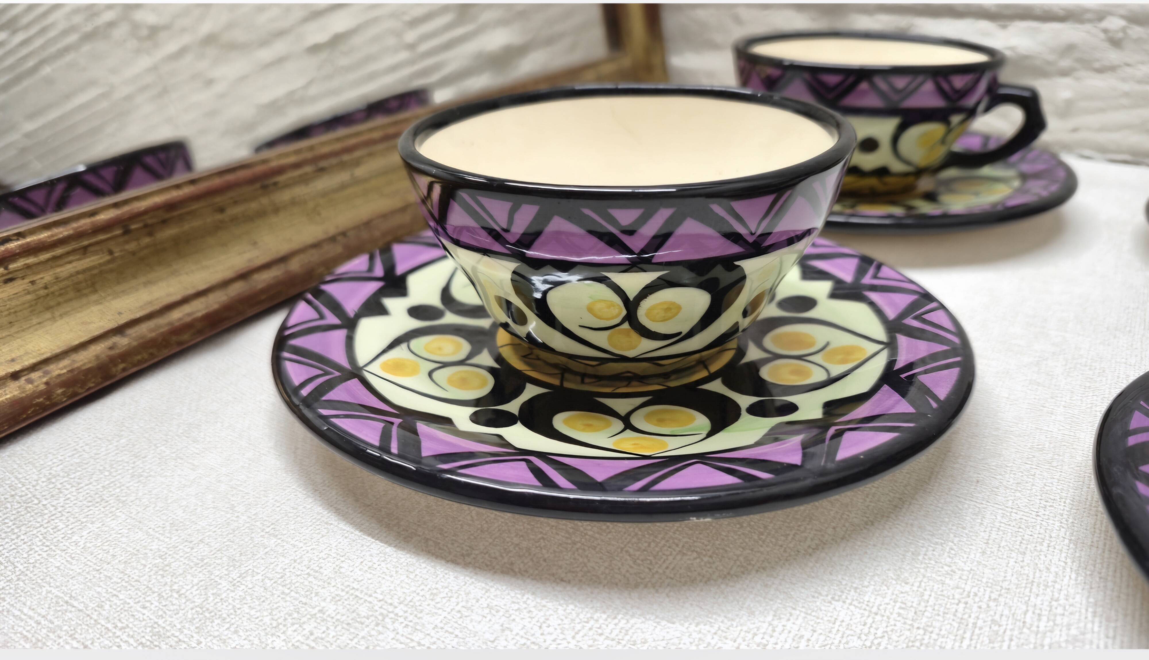 Set of 4 Saint John of Brittany cups