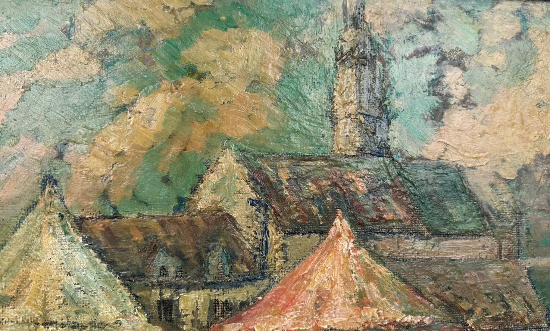 Painting "The Fairground Workers"