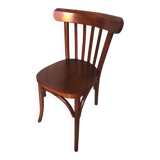 Old baumann style bistro chair dark wood