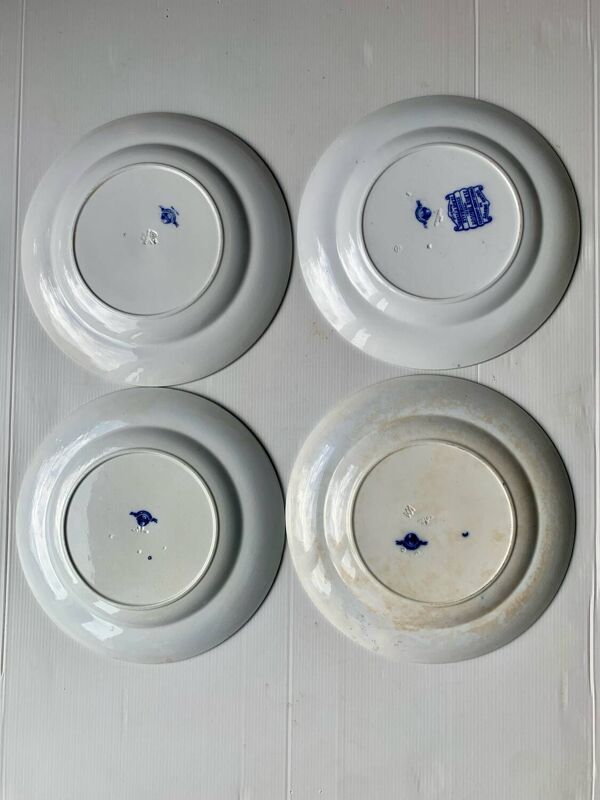 Assiettes anglaises 19eme Minton