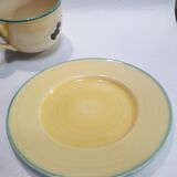 Petit déjeuner Luneville peint main jaune pâle