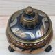 Vintage brass bonbonnière – copper and gold floral patterns