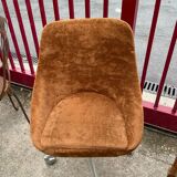Fauteuil design pivotant années 70