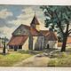 Huile sur panneau vintage