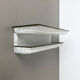 Brass wall shelf