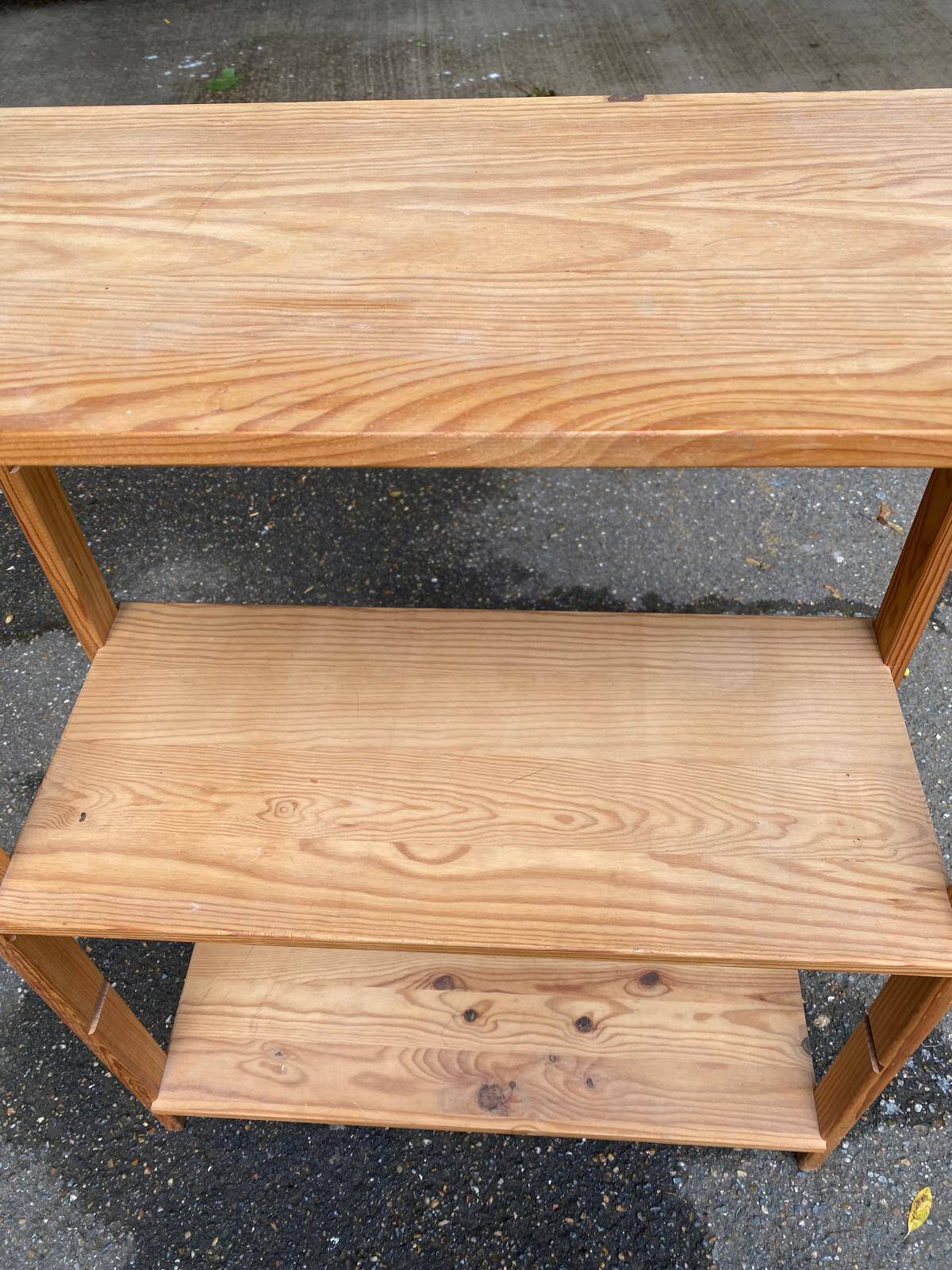 Scandinavian solid wood shelf 95cm