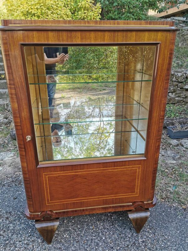 Vitrine argentier art déco