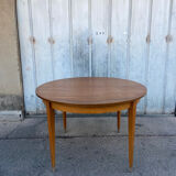 Scandinavian table 4/6 seats 70s