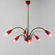 Sputnik design chandelier, Italy 1960s