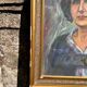 Pastel portrait painting
