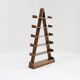 Vintage Brutalist Pyramid shelving unit book case