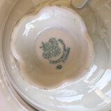 Old German porcelain cup and plate