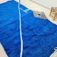 Tapis berbère marocain bleu 307 x 204cm