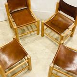 4 chaises de knud friis & elmar moltke nielsem circa 1960
