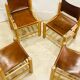 4 chairs by knud friis & elmar moltke nielsem circa 1960