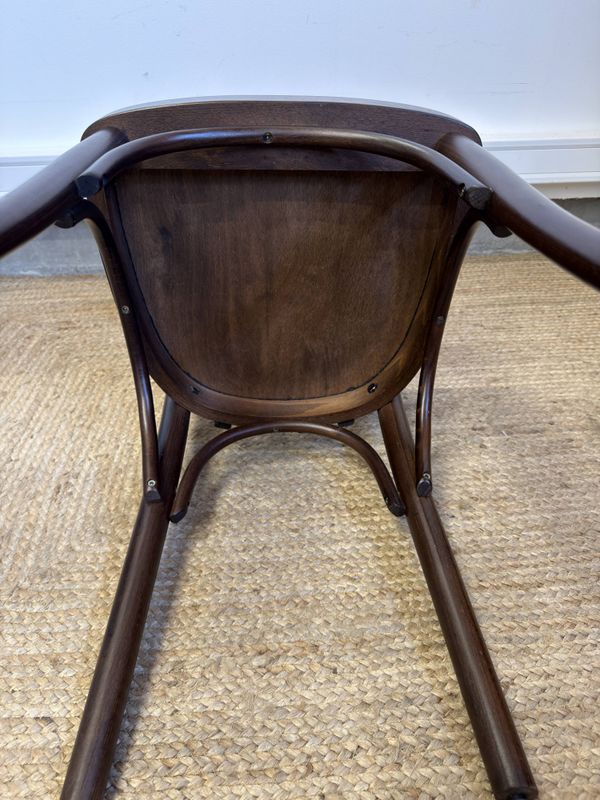 Chaise bistrot en bois courbé – style Baumann / Thonet – années 50-60