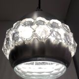 Aluminum, Crystal and Glass Pendant by Pia Guidetti Crippa for Lumi