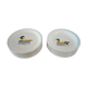 Set of 8 flat plates Ceraminter, Italy
