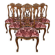 Ensemble de 6 chaises de style Régence.