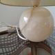 Alabaster ball lamp bases 1980s