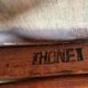 Lot de 4 chaises bistrot Thonet années 40