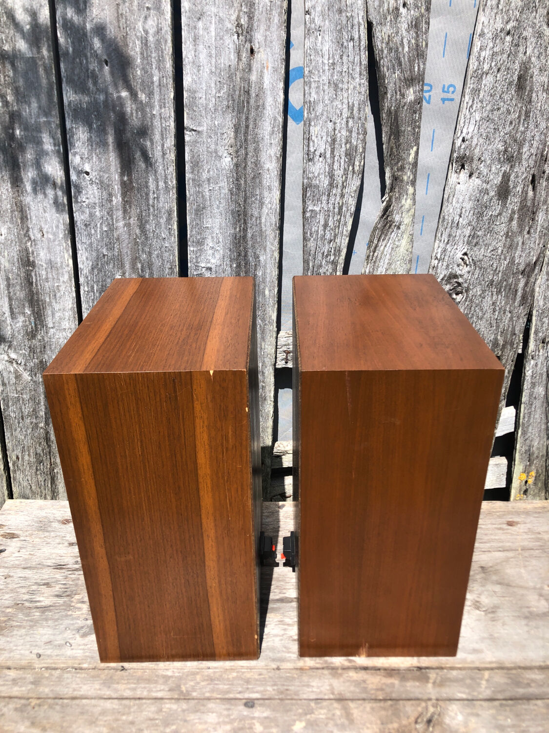 Triple harness wood cherry round tray