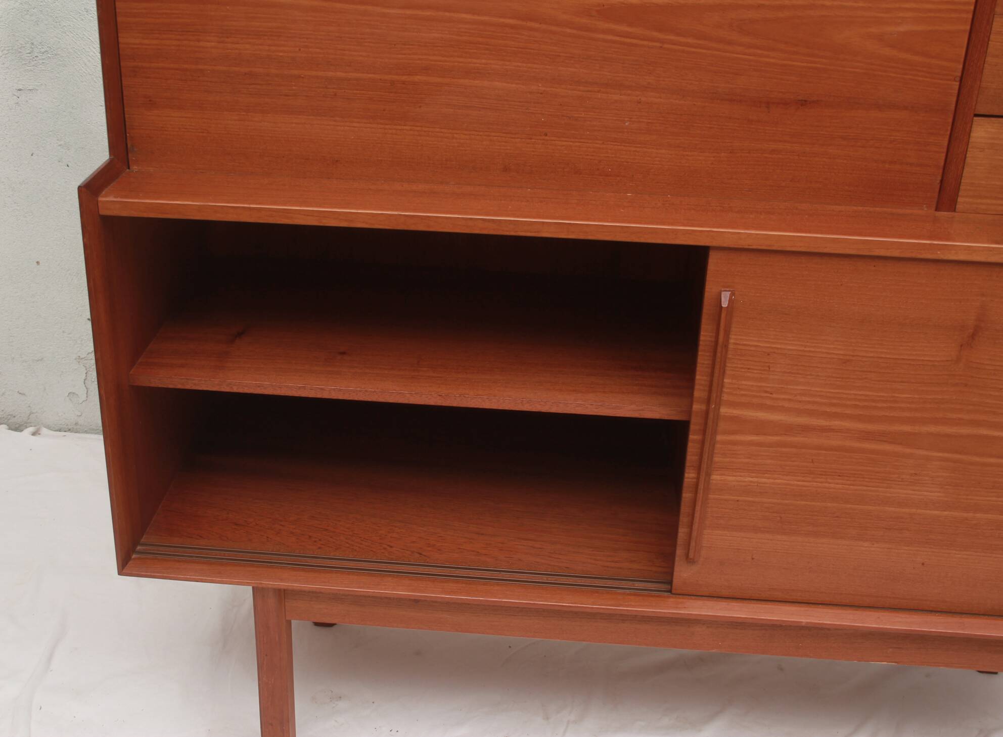 1960s sideboard - secretary combination in teak