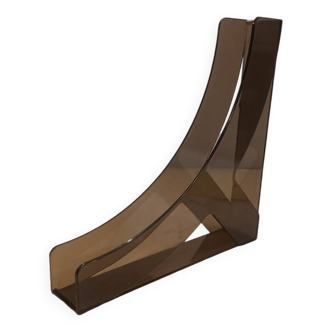 "Boomerang" record rack