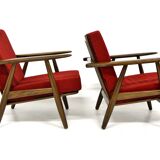 Salon set "Cigar chair GE 240" Hans J. Wegner Denmark, 1960