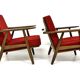 Salon set "Cigar chair GE 240" Hans J. Wegner Denmark, 1960