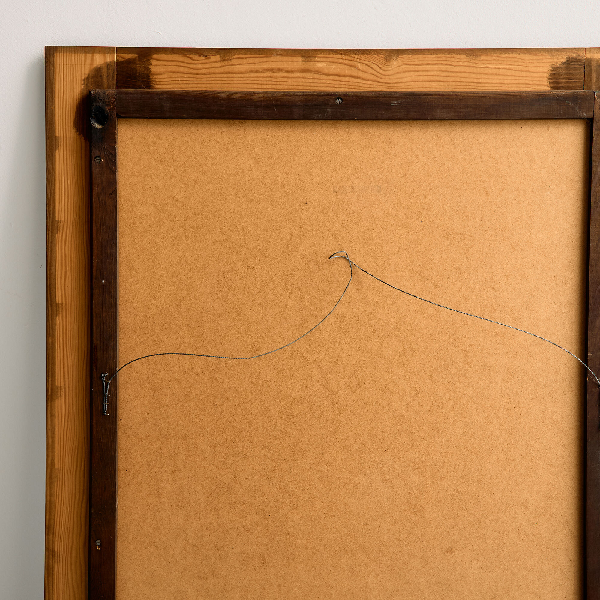 Miroir encadré en pin