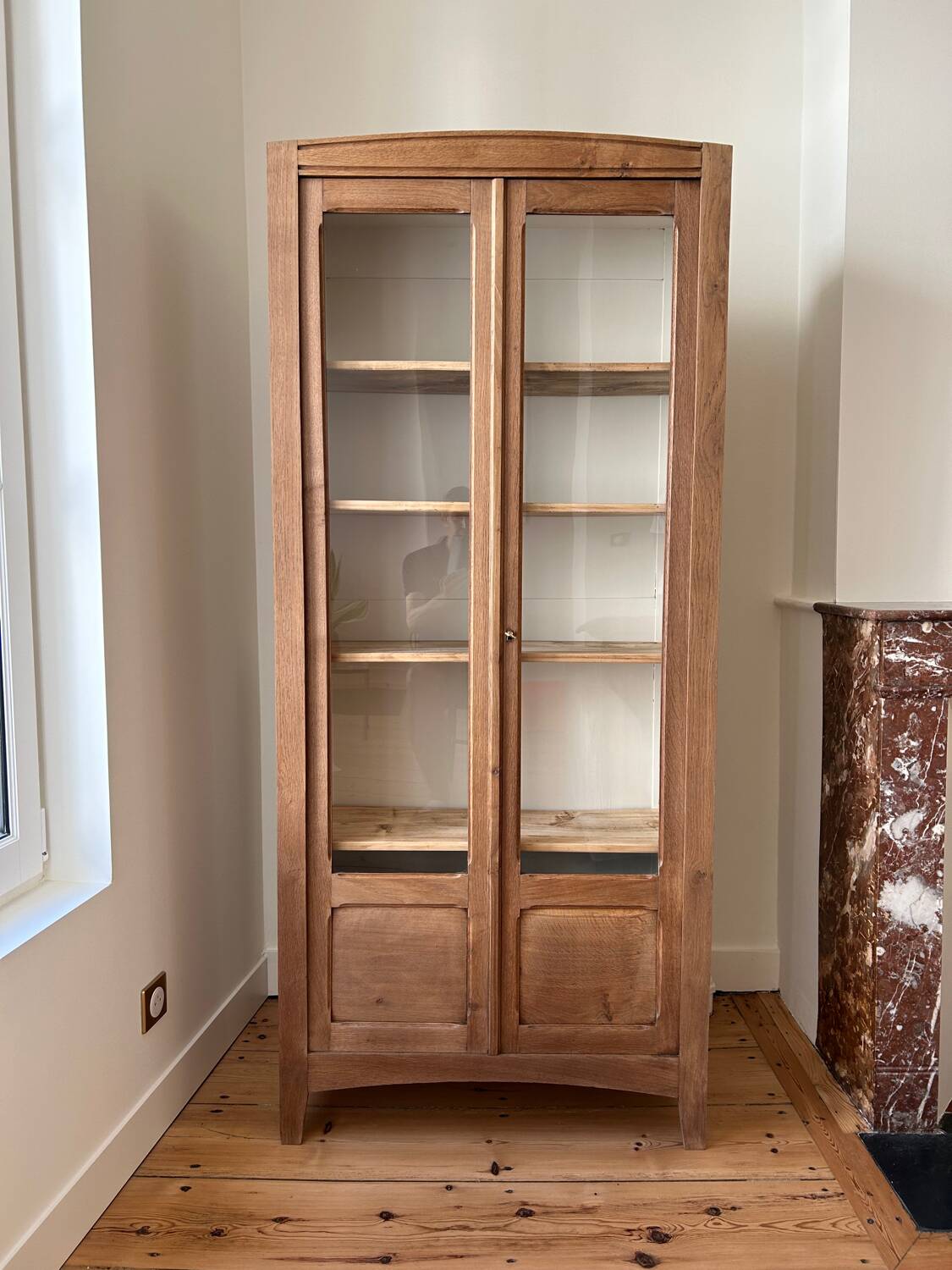 Parisian glass cabinet