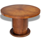 Round modular coffee table Art Deco