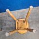 Tabouret bois massif vintage