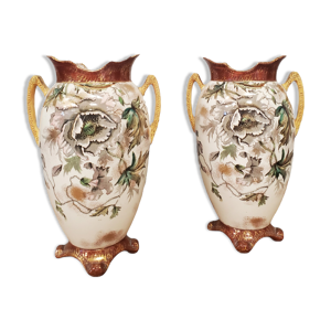 Paire de vases en ceramique de