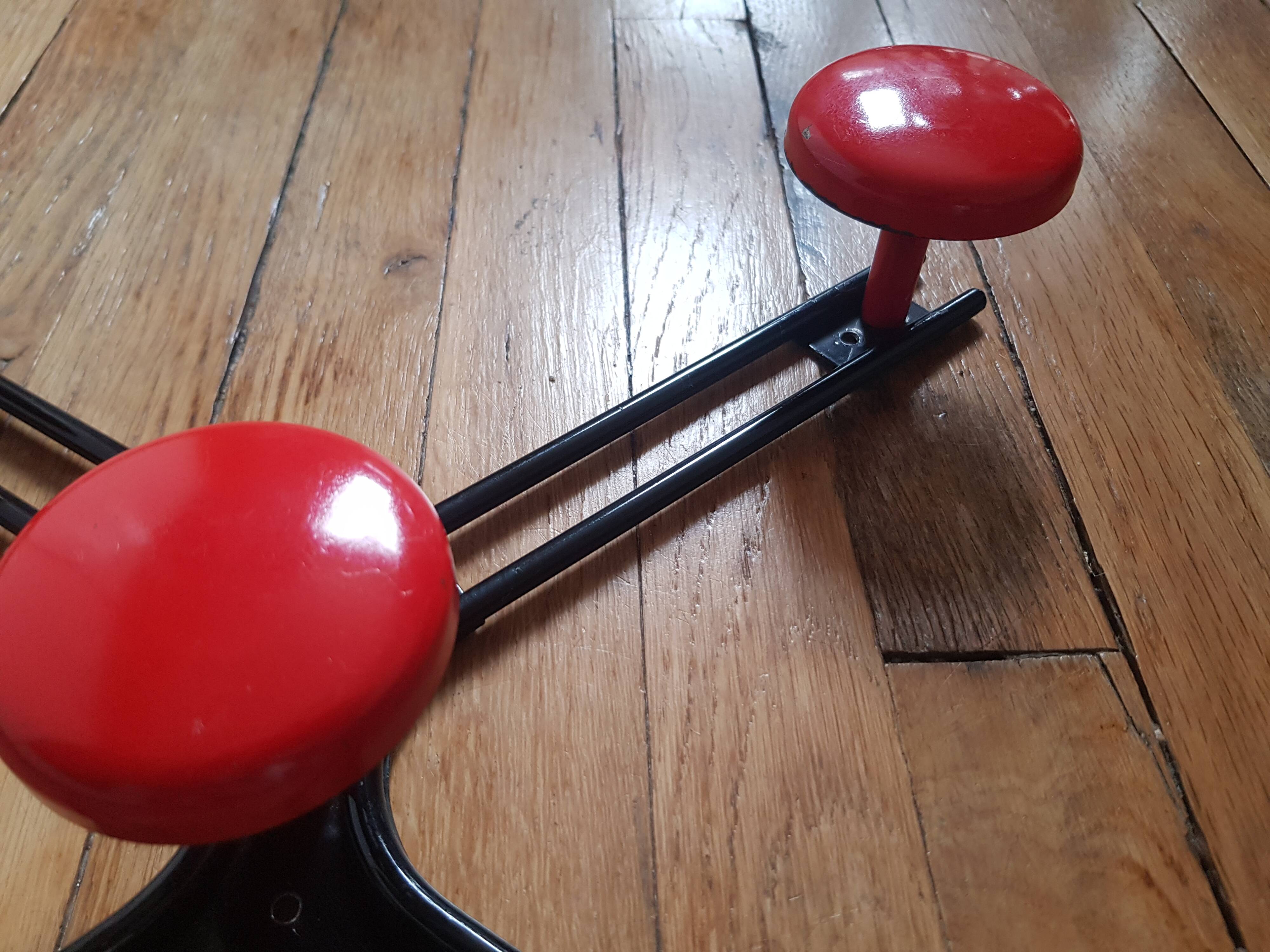 Vintage star wall coat rack