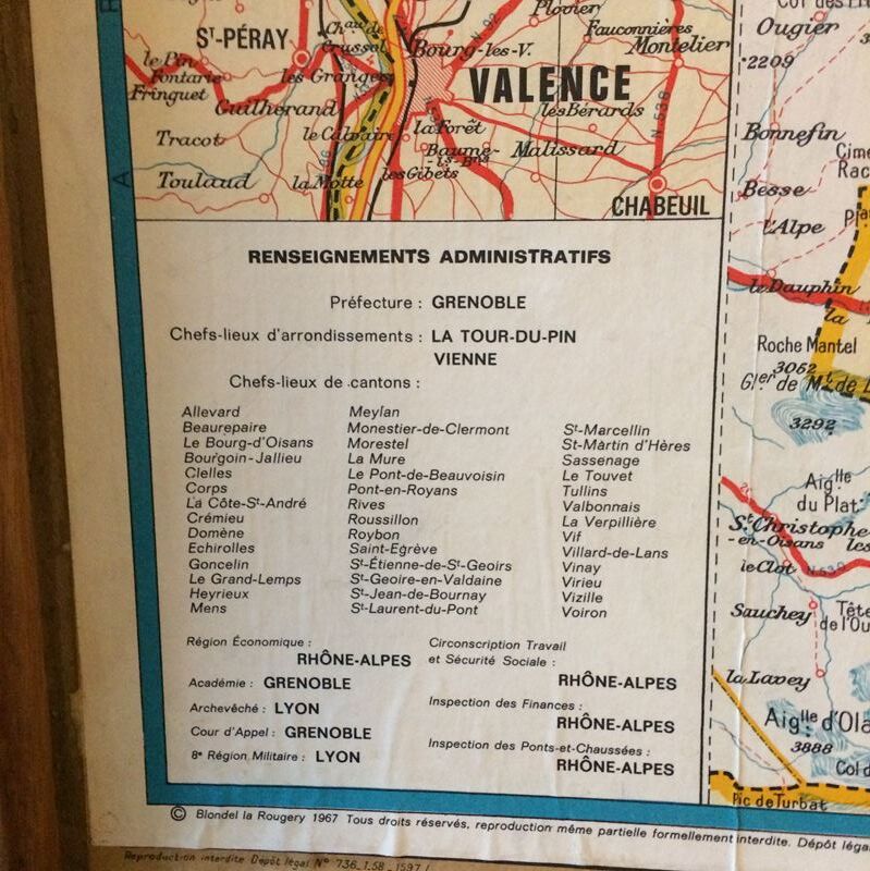 Blondel the Rougery county map