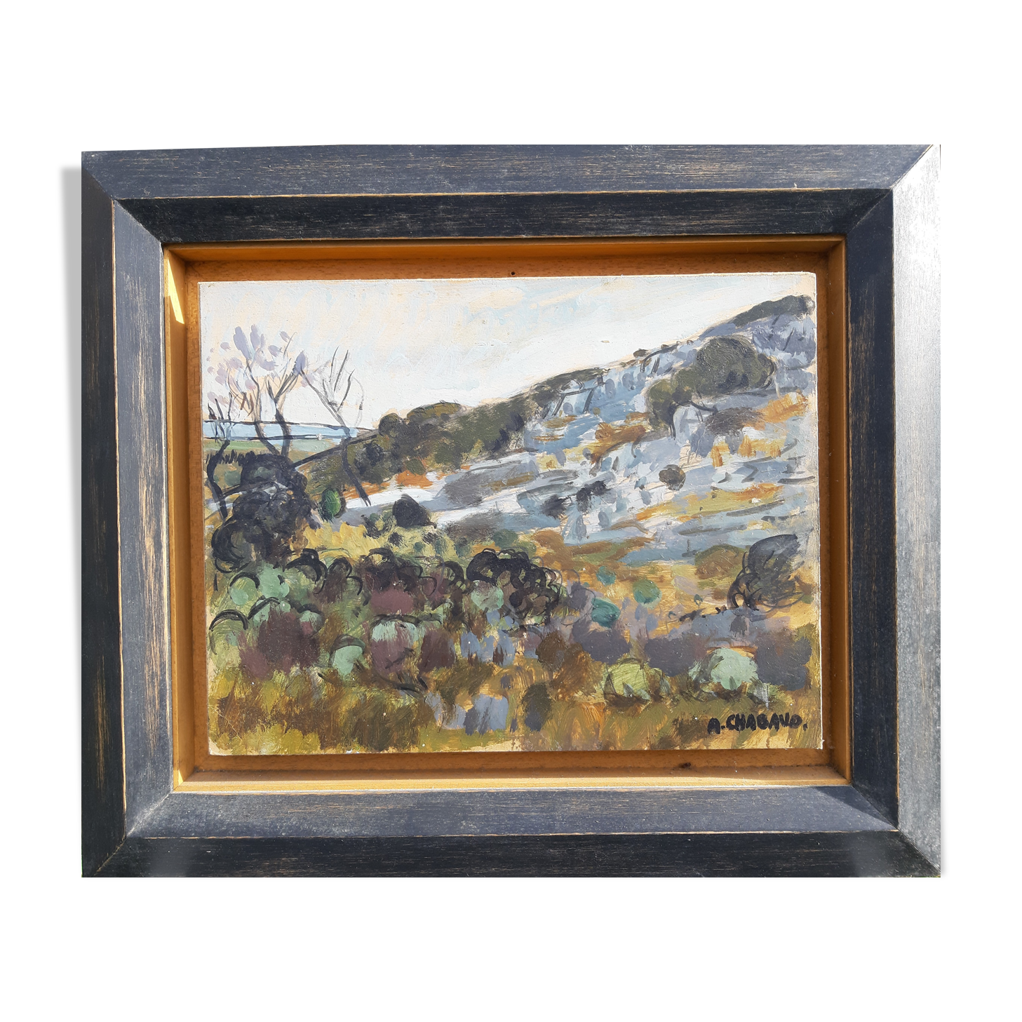 Oil on panel Auguste Chabaud