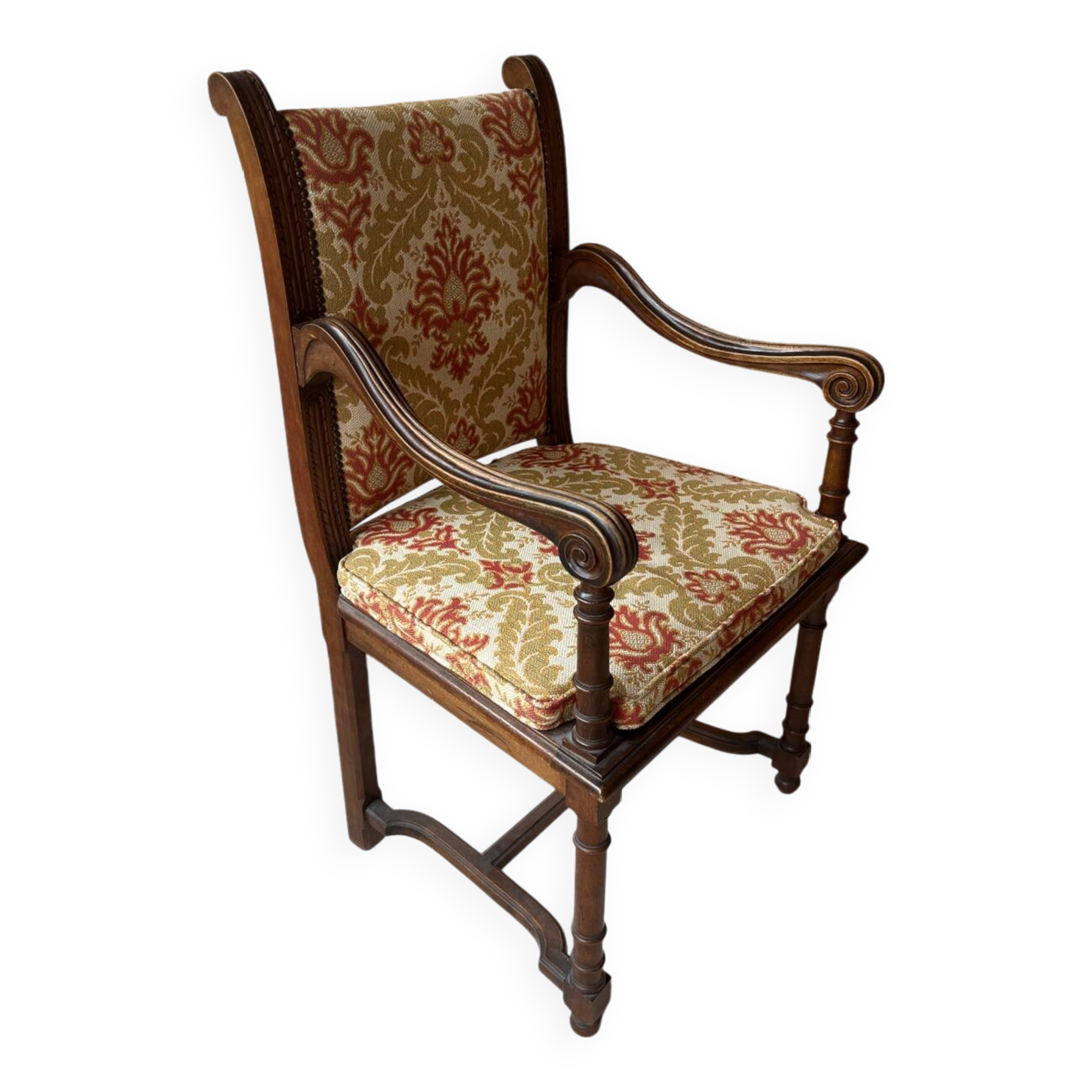 Grand fauteuil de style Louis XVI