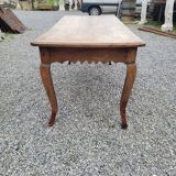 Table de ferme XVIIIème style Louis XV en merisier
