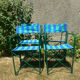 4 vintage folding chairs