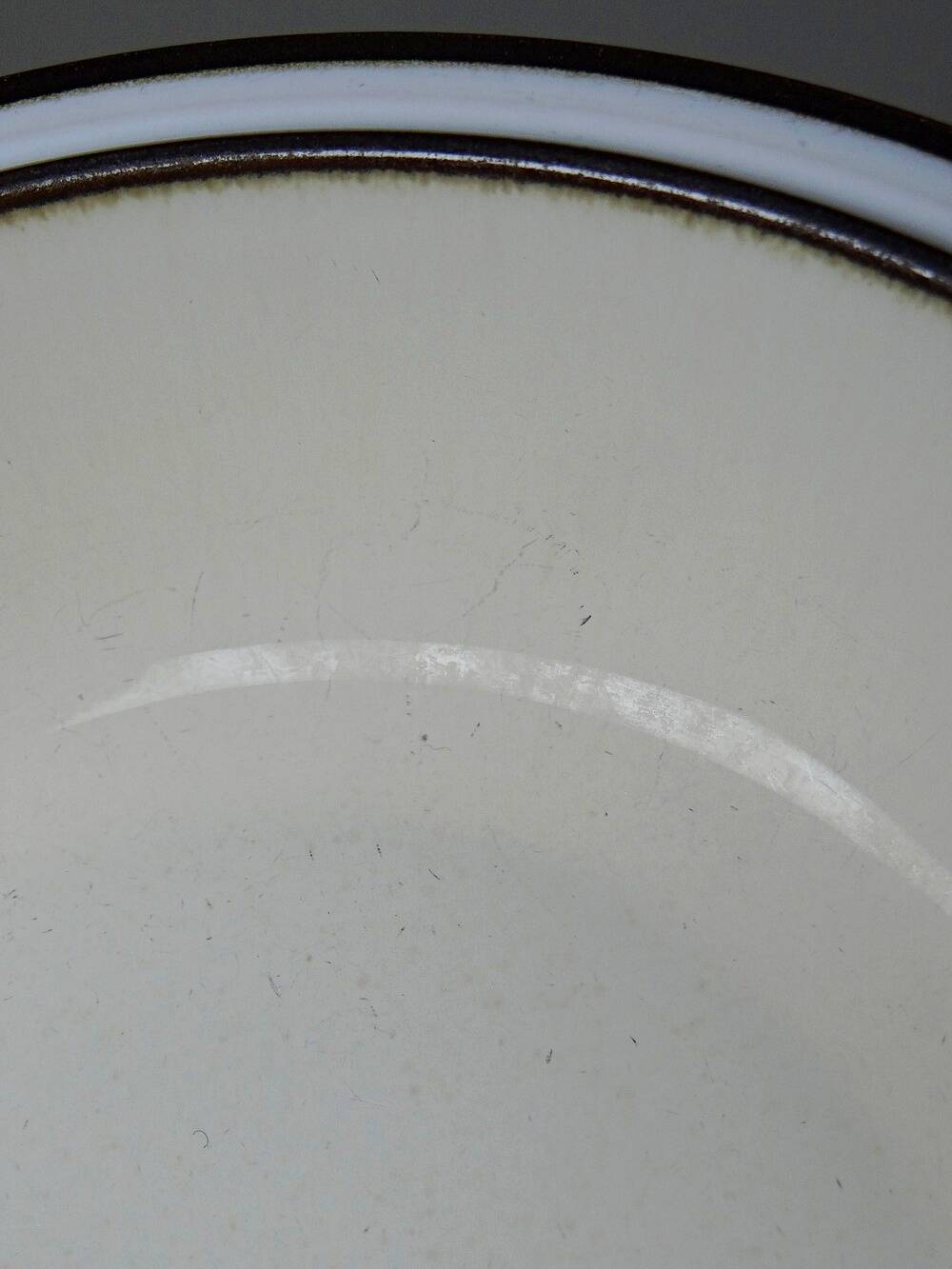 8 bowls/deep plates Denby England in stoneware vintage 80s-90s
