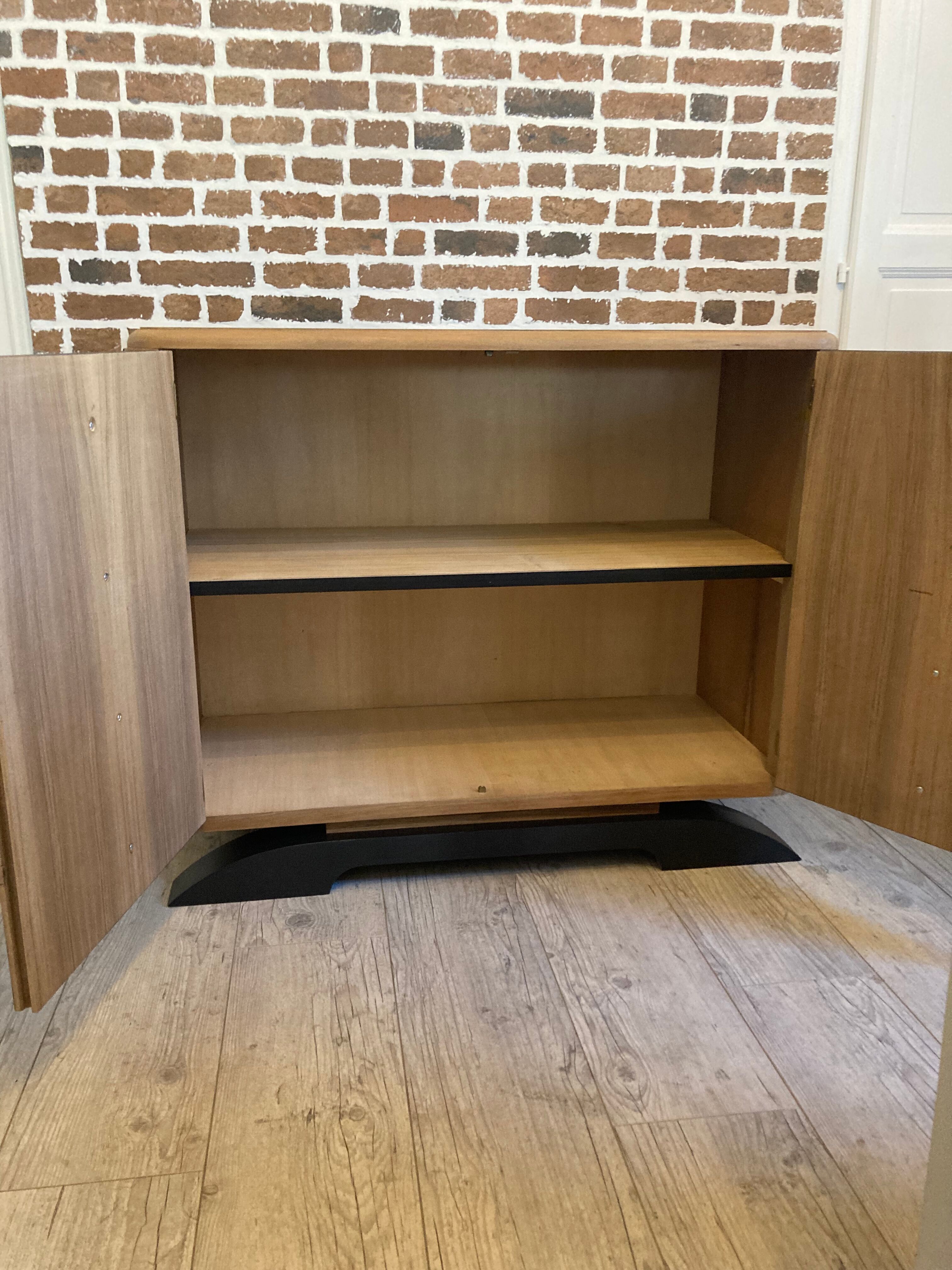 Chest of drawers restyled in black