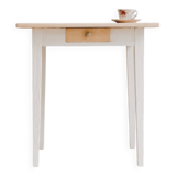 Pine table and its drawer