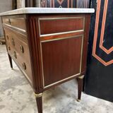 Louis XVI style mahogany chest of drawers