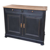 Antique black sideboard