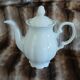 Coffee pot + porcelain milk jug